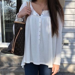Free People cream top